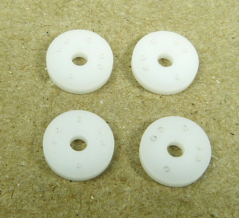 Custom Works 1875 Machined Delrin Big Bore Pistons - Blank (4)