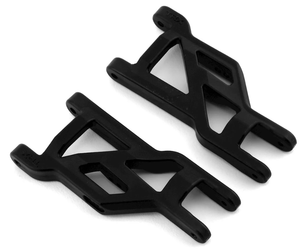 Traxxas 3631X Querlenker Vorne (schwarz) – 2 Stück, Strapazierfähig Für RC-Modelle Wie Rustler, Slash