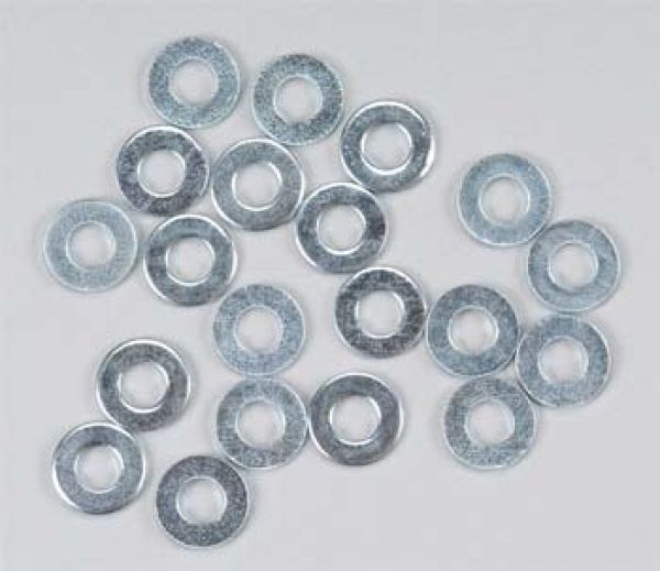 Custom Works 5212 3mm #4 Flat Washer (20)