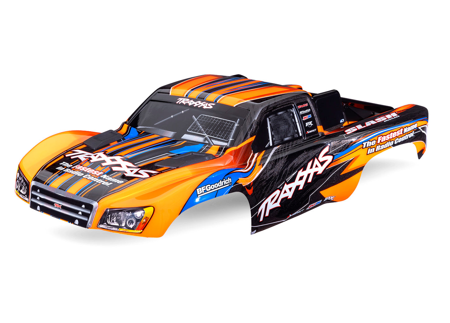Traxxas 5924-ORNG Slash 2WD Orange Clipless Body