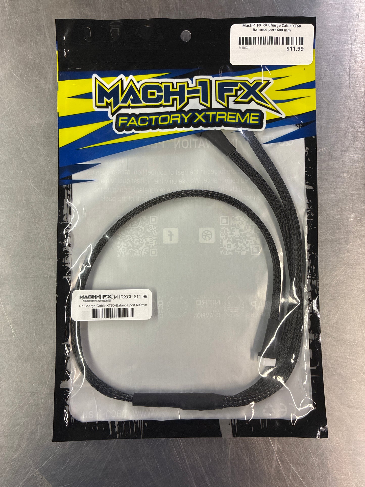 Mach-1 FX M1RXCL RX Charge Cable XT60 Balance port 600 mm