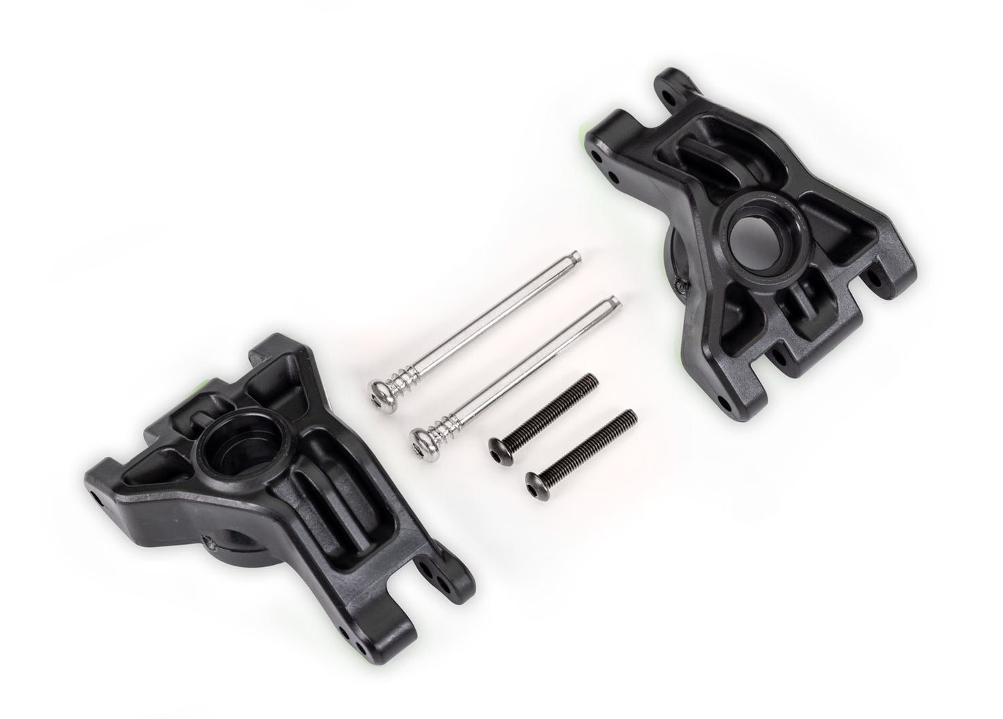 Traxxas 9050 Black Extreme HD Stub Axle Carriers & Hardware (L&R)