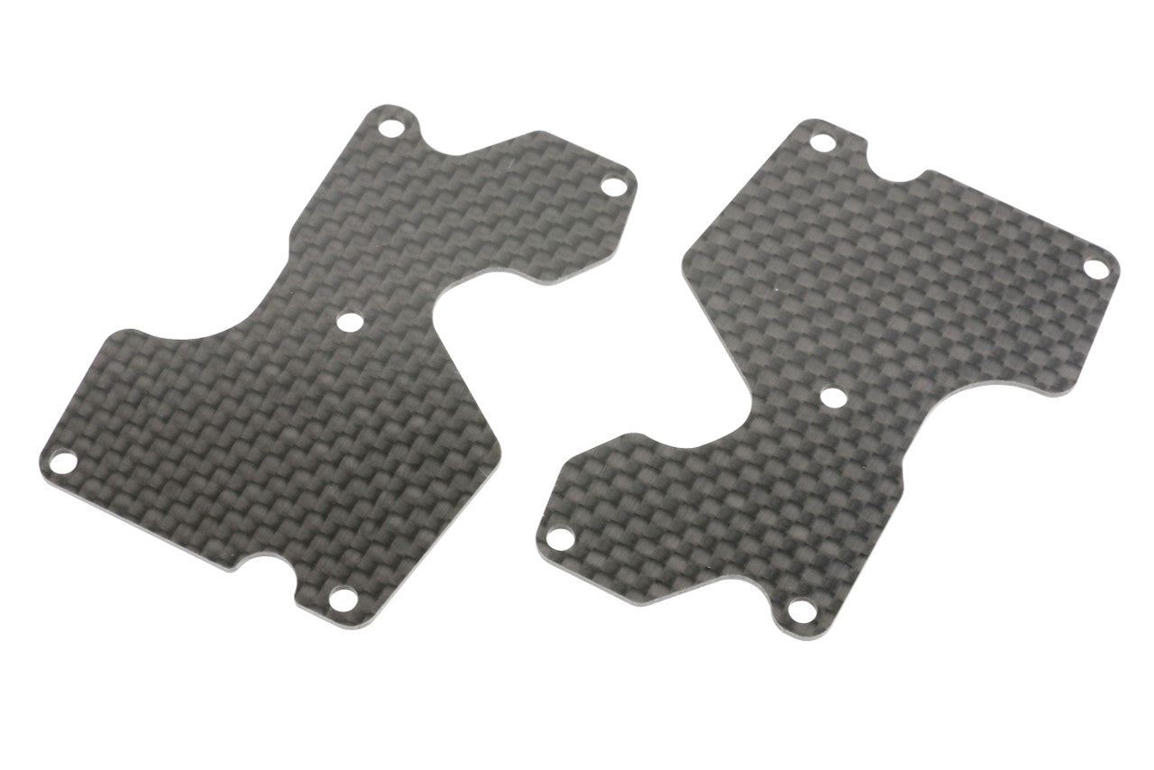 Mugen Seiki E2154b Graphite Front Lower Suspension Arm Mount Plate 2pcs (1mm): X8R/8RE/8/8E