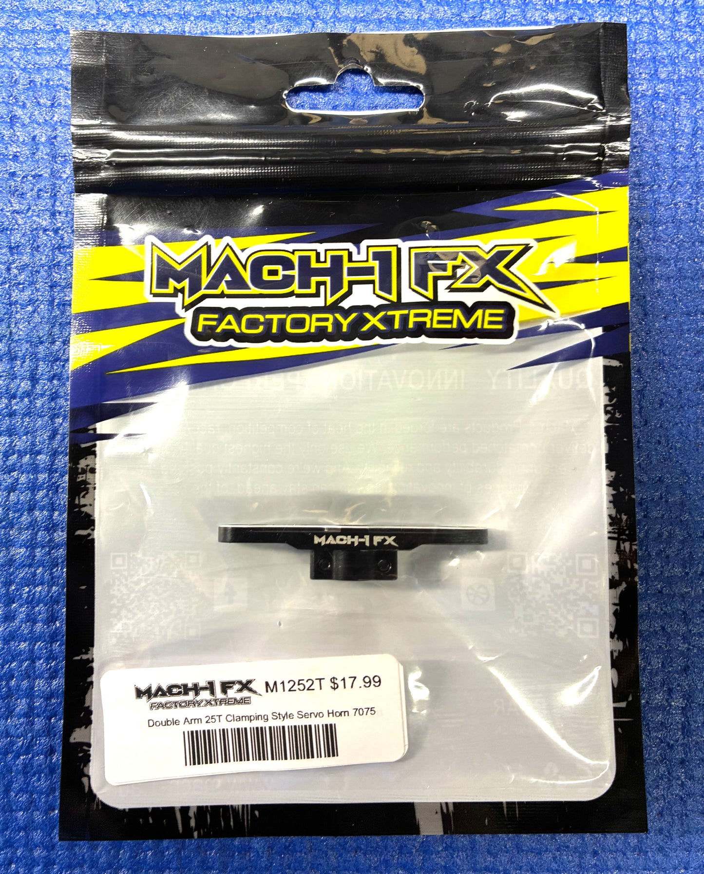 Mach-1 FX Factory Xtreme M125T Single Arm 25T Clamping Style Servo Horn