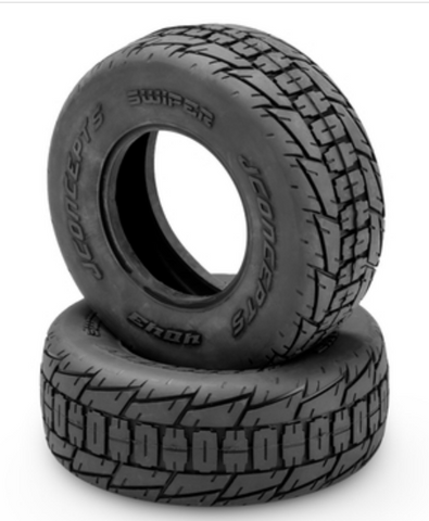 JConcepts 4043-01 Swiper SCT & 1/8th Dirt Oval Rear Tires (2) (Blue)