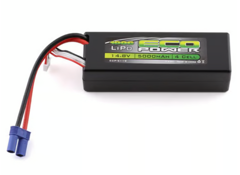 EcoPower ECP-5119 "Basher" 4S 100C Hard Case LiPo Battery w/EC5 (14.8V/5000mAh)