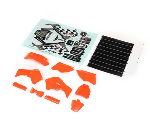 Losi LOS260004 Orange Plastics with Wraps: Promoto-MX