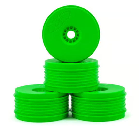 DE Racing DER-PSB-8G "SpeedLine PLUS" 1/8 Buggy Wheel (4) (Green)