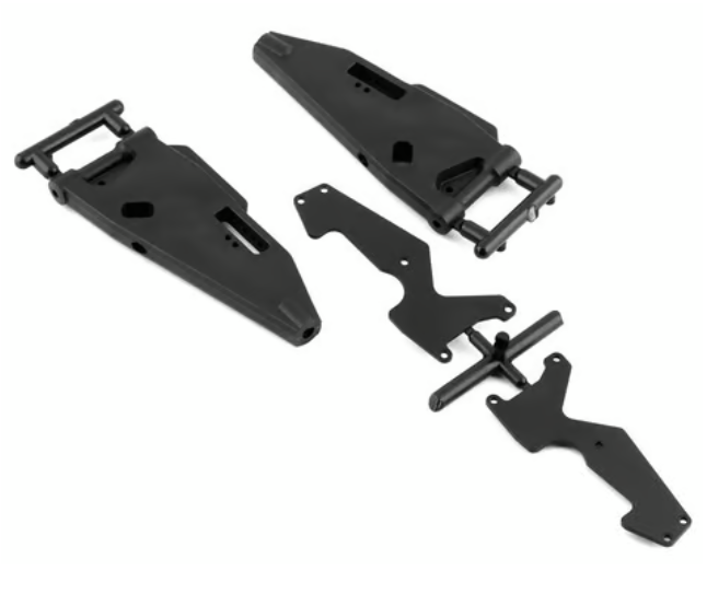 Mugen E2161A MBX8T/MBX8TE Front Lower Suspension Arm Set