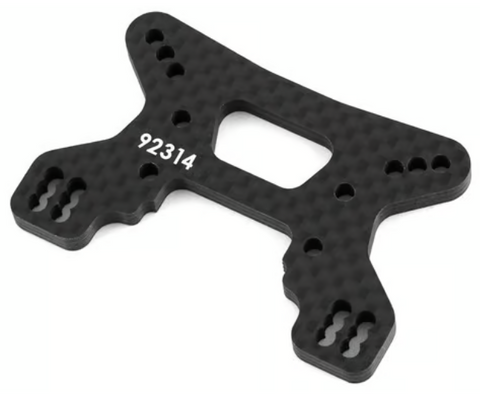 Team Associated 92314  RC10B74.2 Carbon Front Shock Tower (Gullwing Arm) 92314