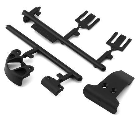 Team Associated 92427 RC10B7 Spur Gear Cover, Bumpers & Bulkhead Shims Set