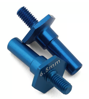 Team Associated 92462 RC10B7 6.5mm Aluminum Front Axles (2)