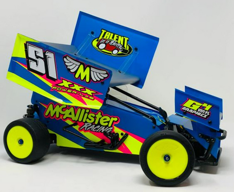 McAllister #430 Placerville Sprint Body (Complete with Wings)