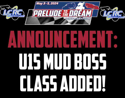 U15 Mud Boss Pre Registration: The Prelude to The Dream Race Pre Registration