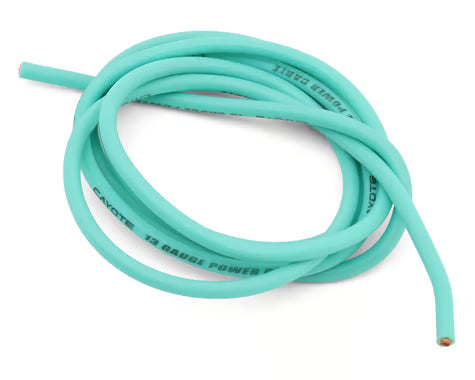 Cayote CYECW06 Thin-Wall Silicone Wire (Aurora Green) (1 Meter) (13AWG)