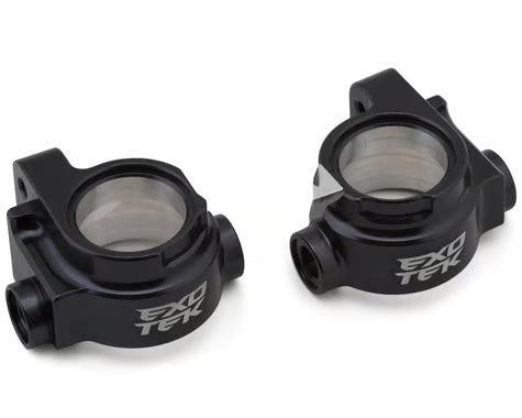 Exotek EXO2322 Tekno EB48/NB48 2.2 Aluminum HD Front Spindle Hubs (Gunmetal) (2)