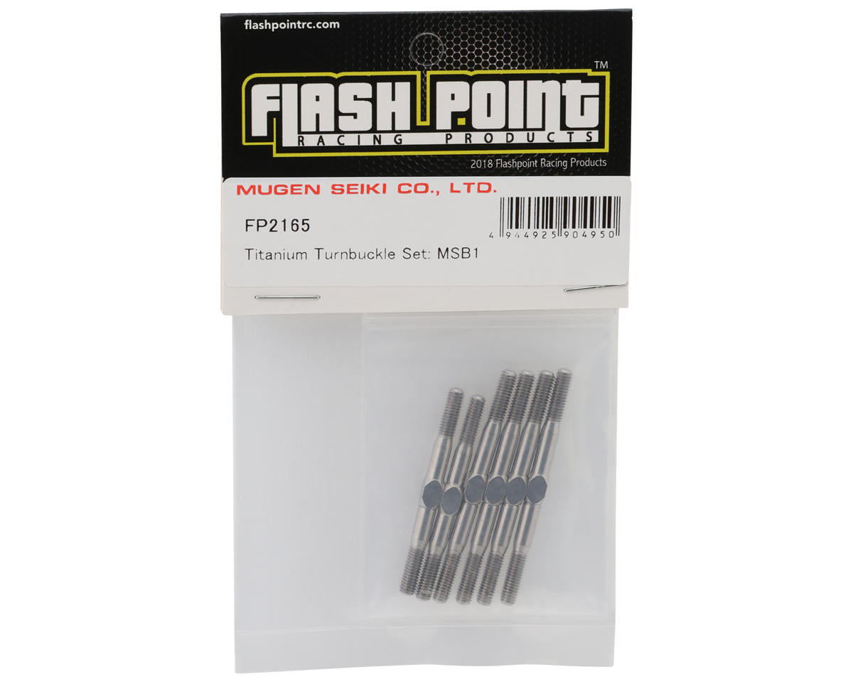 Flash Point FP2165 MSB1 Titanium Turnbuckles Set (Natural)