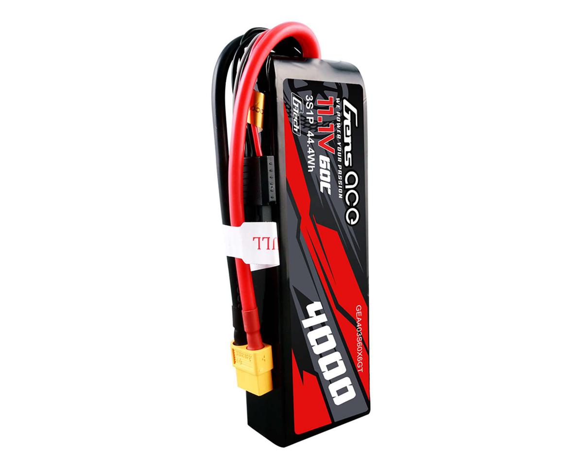 Gens Ace 3S 60C G-Tech Smart LiPo Battery (11.1V/4000mAh) w/XT60 Connector