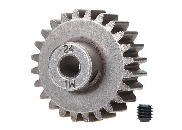 Traxxas 6496x 24T Pinion Gear Mod 1 5 mm Shaft