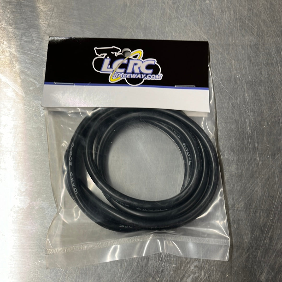 10 AWG black silicone wire LCRC Raceway