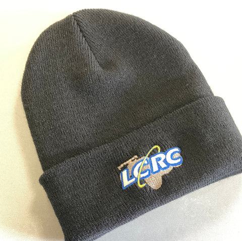 LCRC Stocking Cap- Black Knit Hat