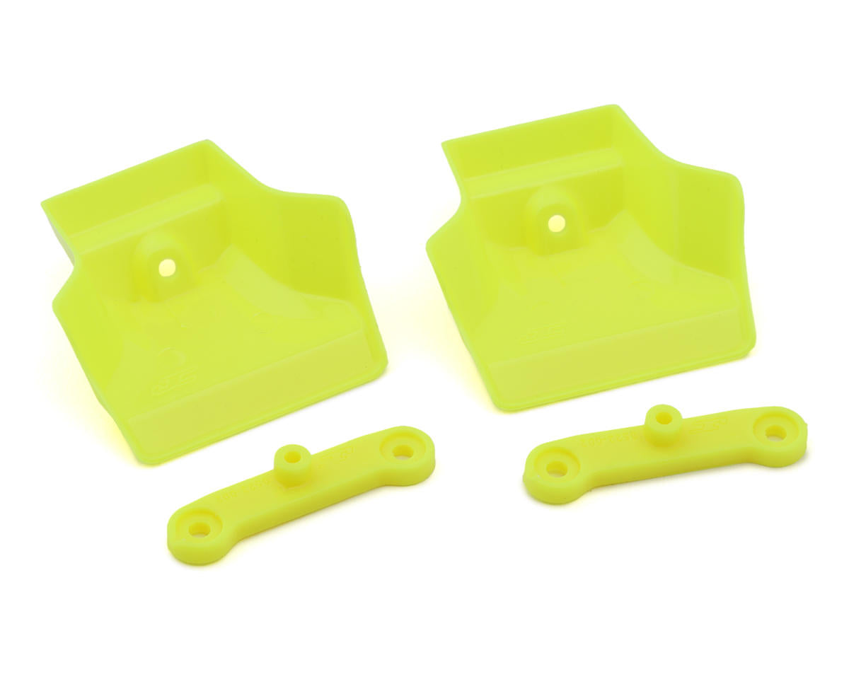 JConcepts 0523Y XRAY XB8/XB8e 2025 1/8 Molded Front Wings w/Adaptors (Yellow) (2)