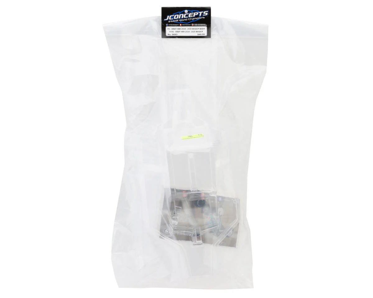 JConcepts 0683 XRAY XB8 "P2" 1/8 Nitro Buggy Body (Clear)