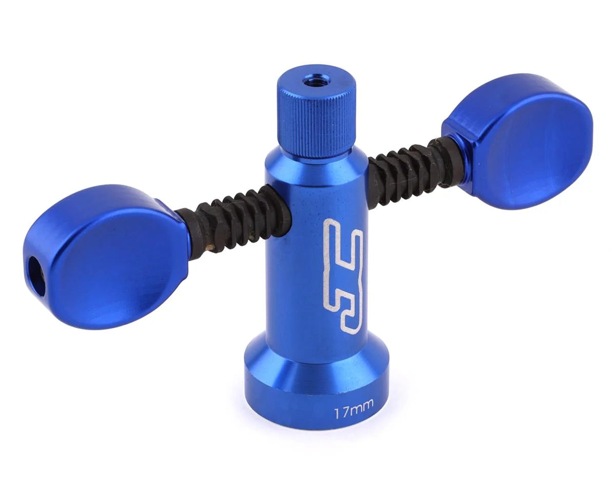 JConcepts 17mm Finnisher Magnetic T-Handle Wrench (Blue) 2891-1