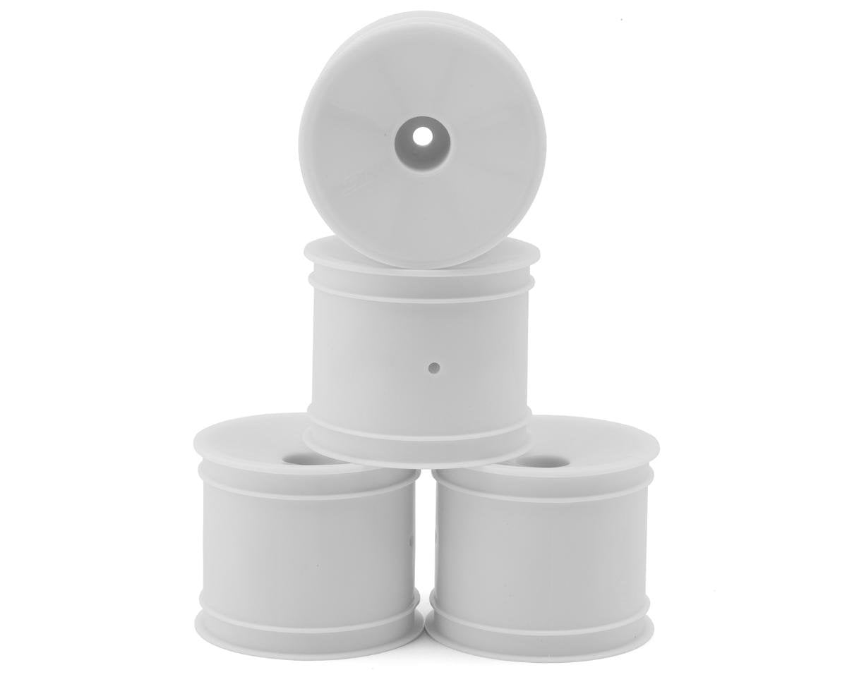 JConcepts 3354W 12mm Hex Mono 1/10 Stadium Truck Wheel (4) (T6.1) (White)
