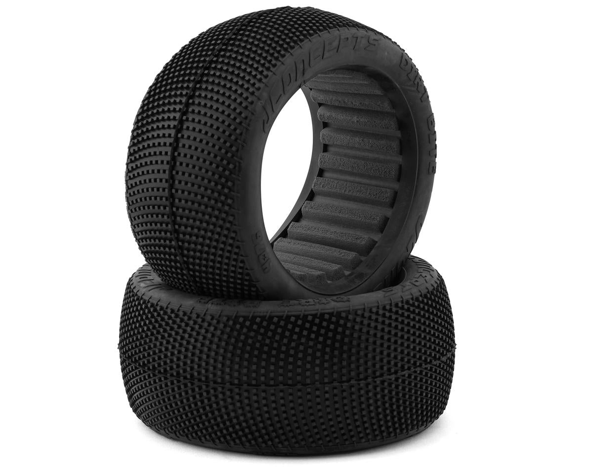 JConcepts Dirt Bite 4.0" 1/8 Off-Road Truggy Tires (2) (Blue) 4076-01
