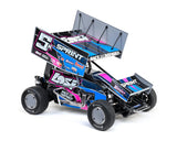 Losi LOS-1387T1 22S 1/10 Brushless 2WD RTR Sprint Car (Blue) w/SLT2 2.4GHz Radio