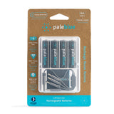 Pale Blue Earth PBLPBAAC Pale Blue Lithium Ion Rechargeable AA Batteries 4pk