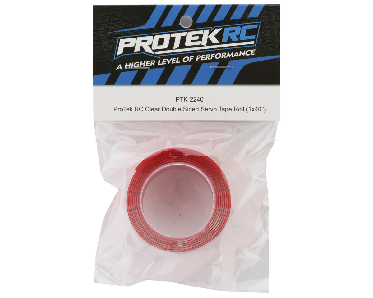 ProTek RC PTK-2240 Clear Double Sided Servo Tape Roll (1x40")