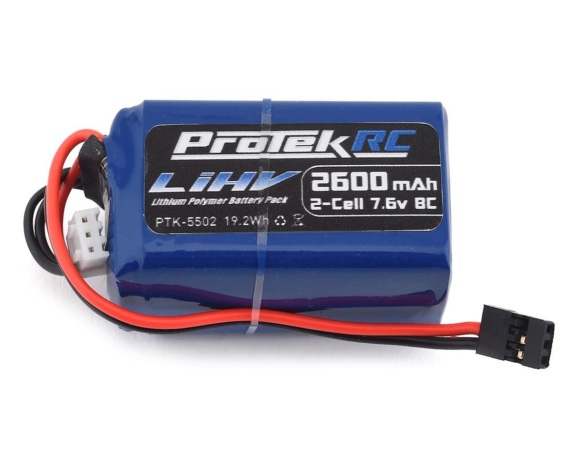 ProTek RC PTK-5502 HV LiPo Hump/Short Receiver Battery Pack (Kyosho/Tekno) (7.6V/2600mAh) (w/Balancer Plug)