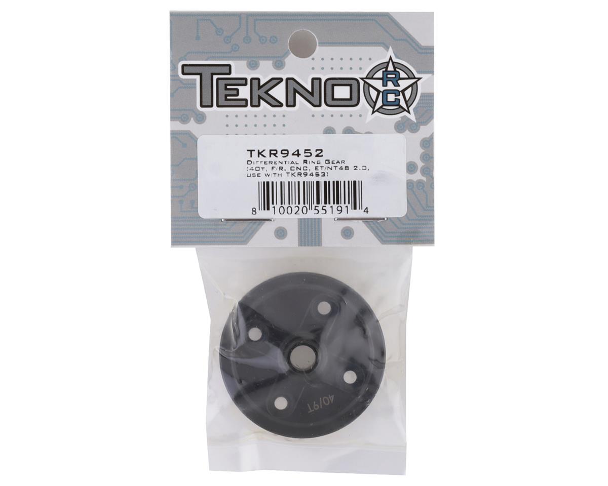 Tekno RC TKR9452 NT48 2.0/ET48 2.0 Differential Ring Gear (40T) (Use w/TKR9453)