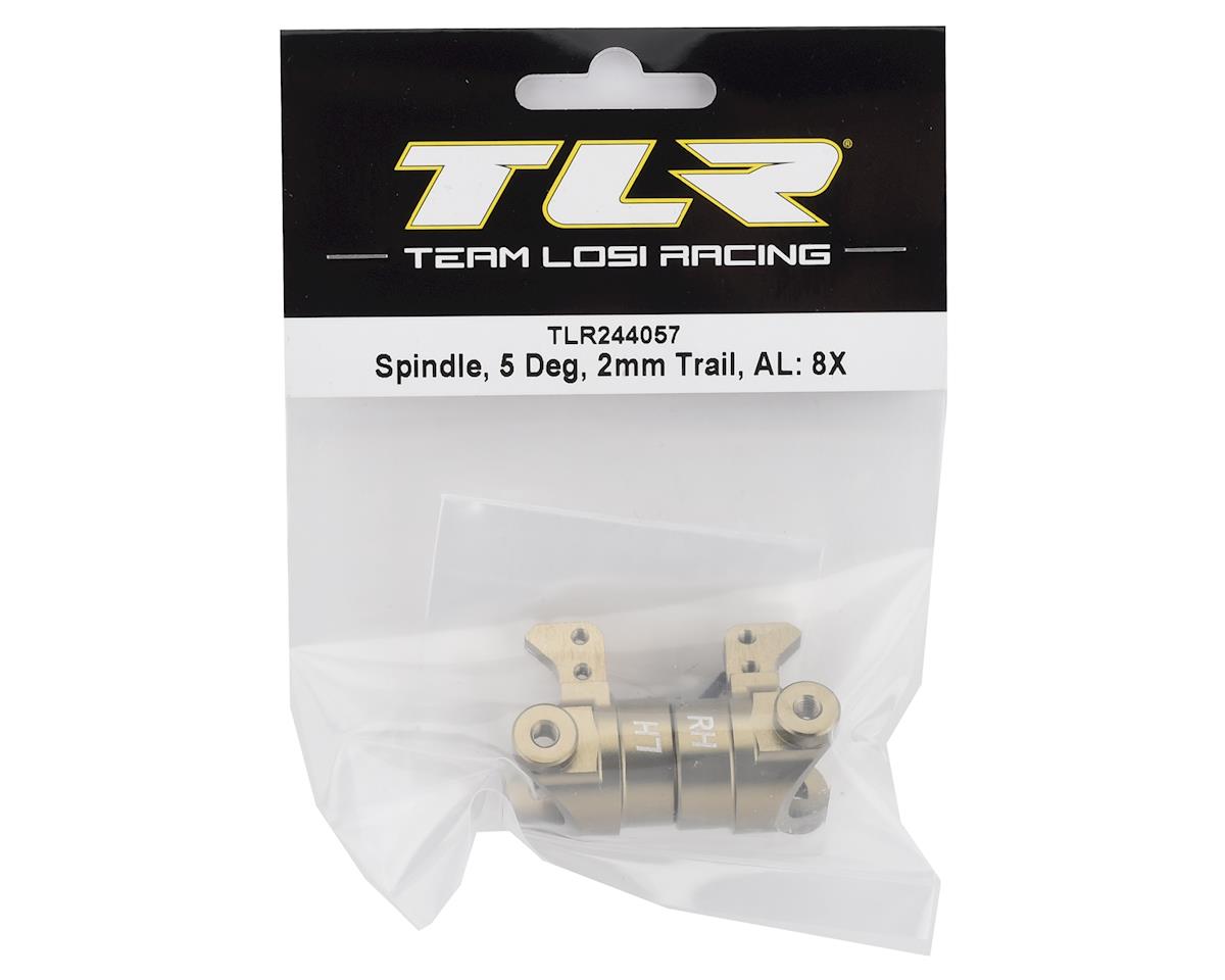Team Losi Racing TLR244057 8IGHT-X RTR Aluminum Steering Spindle (2) (+2mm)