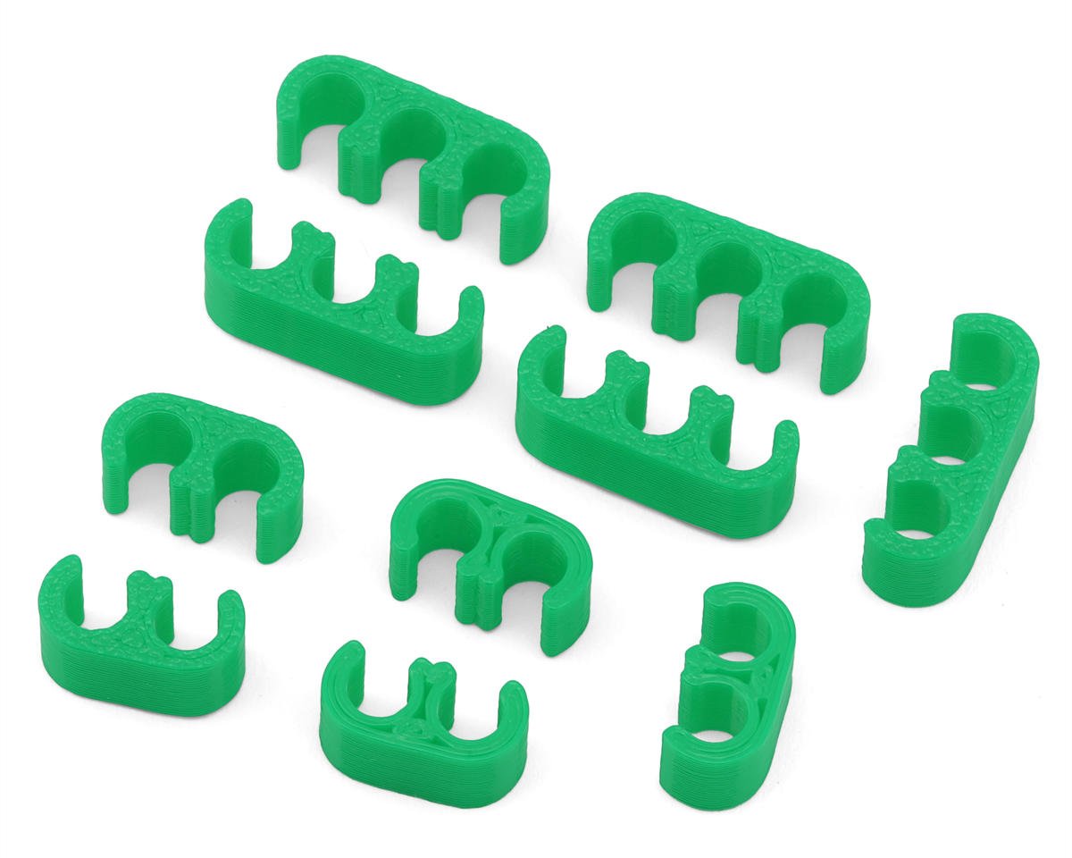 Webster Mods WMCCO4GE Wires & Cables Organizer Clips (Green) (12AWG)