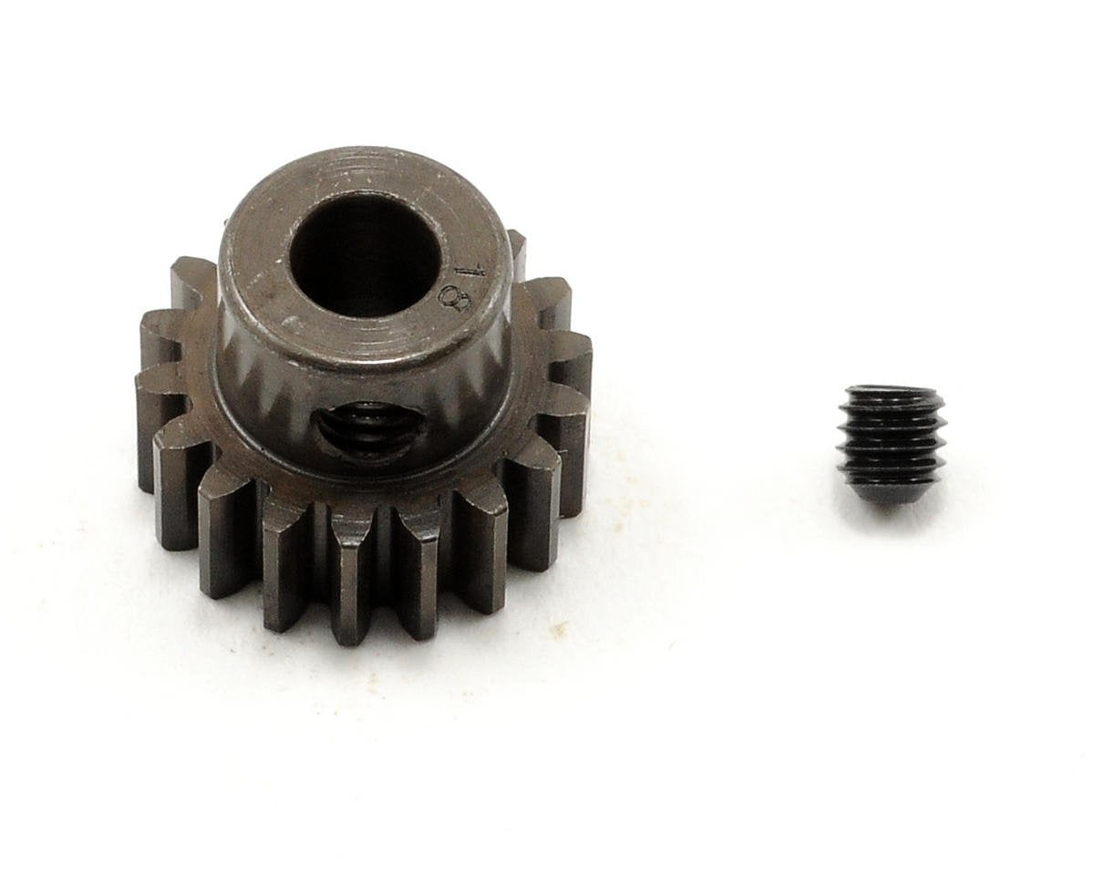 Robinson 8718 Extra Hard 5mm Bore .8 Module (31.75P) Pinion, 18T