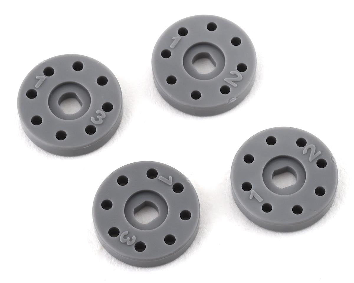 Tekno TKR6705B Shock Piston Set (8x1.2, 8x1.3, flat/flat, 13mm, 4pcs)