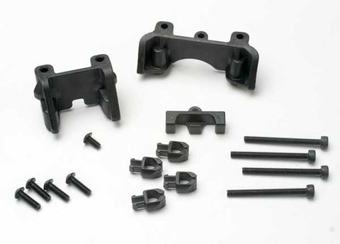 Traxxas 5317 Shock mounts (front & rear)/ wire clip (1)/ chassis wire clips (4)/ 3x32mm CS (4)/ 3x6mm BCS (1) 0.06