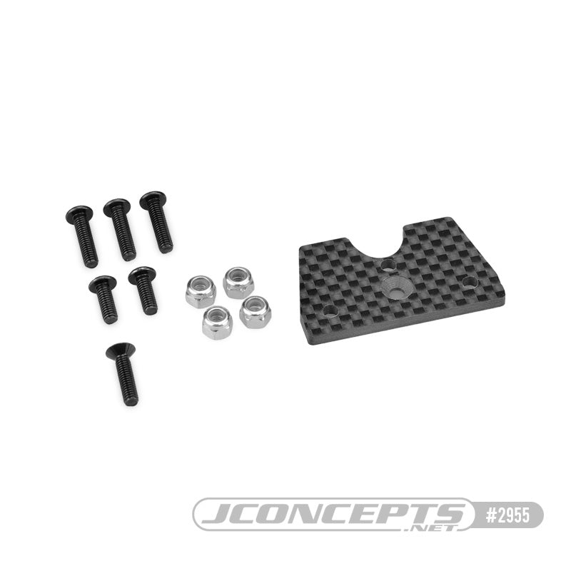 JConcepts F2 Truggy Body Mount Adaptor, Carbon Fiber Tekno NT48 2.0 - Bruggy Body