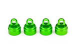 Traxxas 3767G - Shock caps, aluminum (green-anodized) (4) (fits all Ultra Shocks)