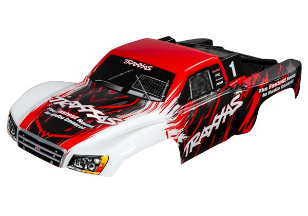 Taxxas 5824R - Body, Slash 4X4, red (painted, decals applied)