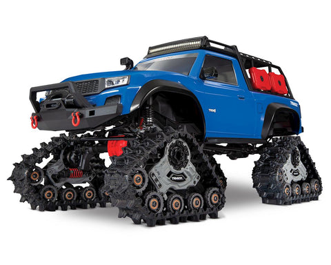 Traxxas 82034-4-BLUE TRX-4® with All-Terrain Traxx: 4WD Electric Truck with TQ 2.4GHz Radio System 12.122