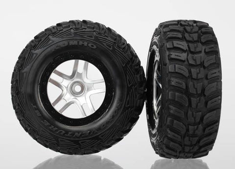 Traxxas 6874R Tires & wheels, assembled, glued (S1 ultra-soft off-road racing compound)