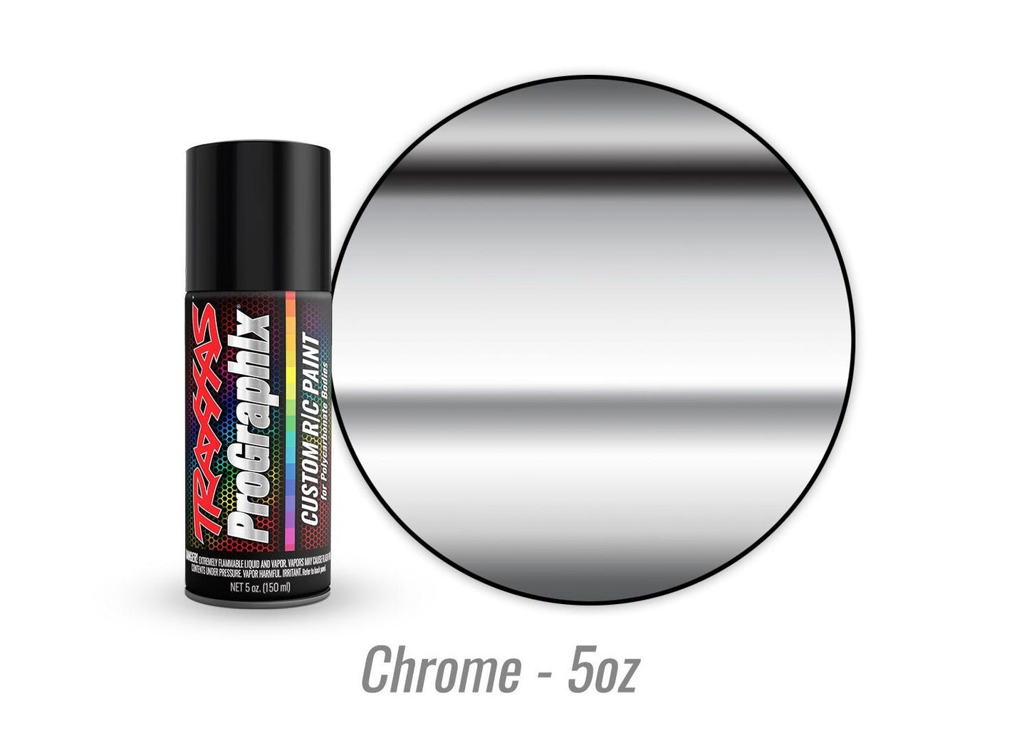 Traxxas 5046 Body paint, ProGraphix™, chrome (5oz)