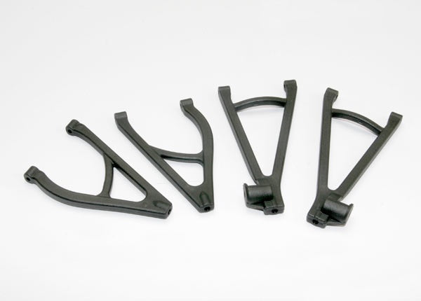 Traxxas 7132R Suspension arm set, rear, extended wheelbase (lengthens wheelbase 10mm) (includes upper right & left and lower right & left arms) 0.05