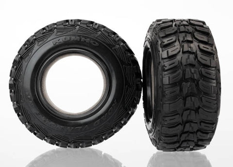 Traxxas 6870R Tires, Kumho, ultra-soft (S1 off-road racing compound) (dual profile 4.3x1.7- 2.2/3.0') (2)/ foam inserts (2) 0.385