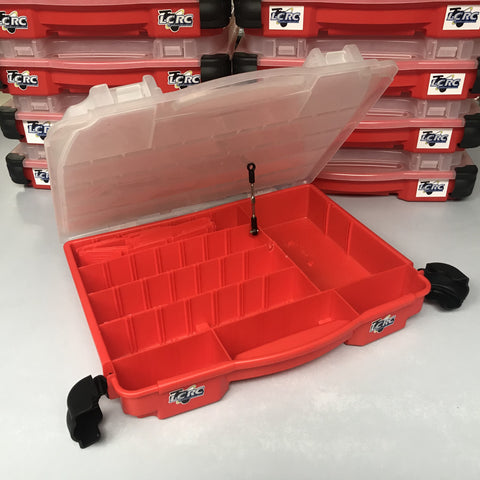 LCRC Plano Red Toolbox with Kick Stand- RC Storage Solution
