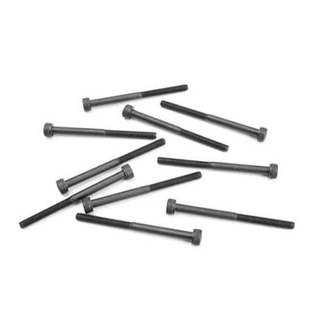 Tekno TKR1533 M3x40mm Cap Head Screws (black, 10pcs)